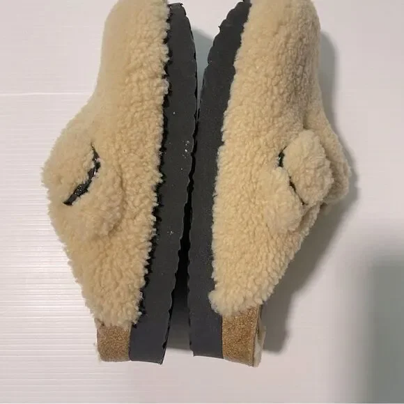 Birkenstock Papillo Boston Big Buckle Flex Platform
Shearling Teddy Eggshell 41 - Picture 7 of 12